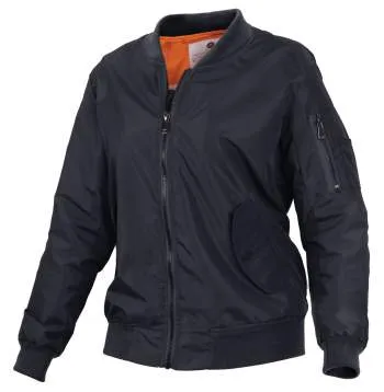 Womens Lightweight MA-1 Flight Jacket