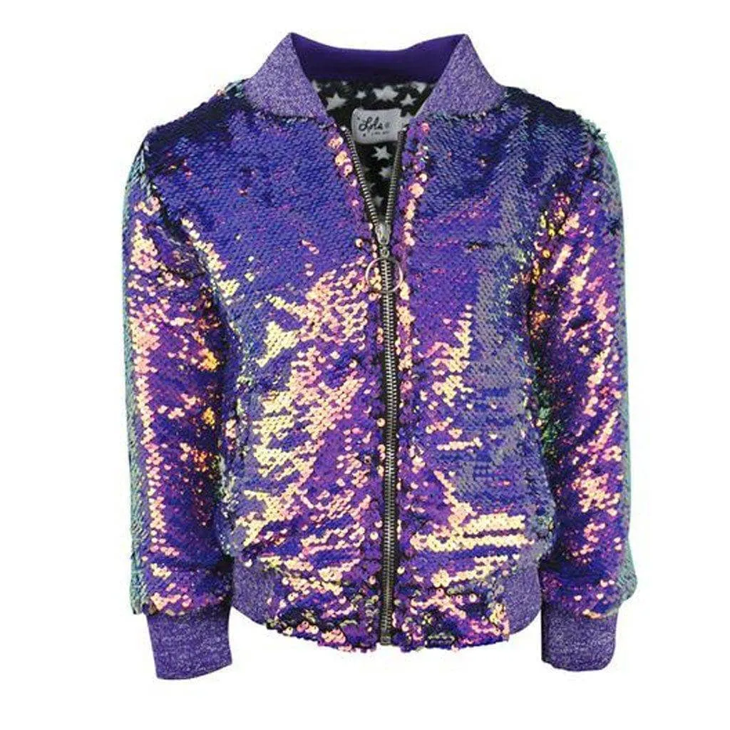 Women's Magic Mermaid Sequin Bomber