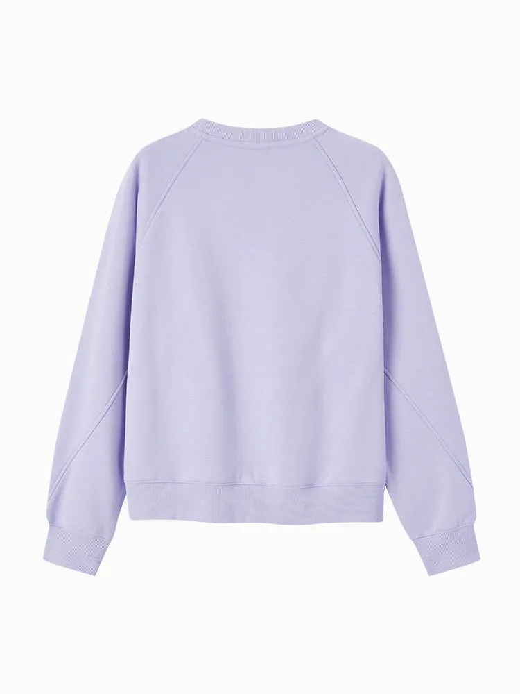 Women's round neck sweatshirt