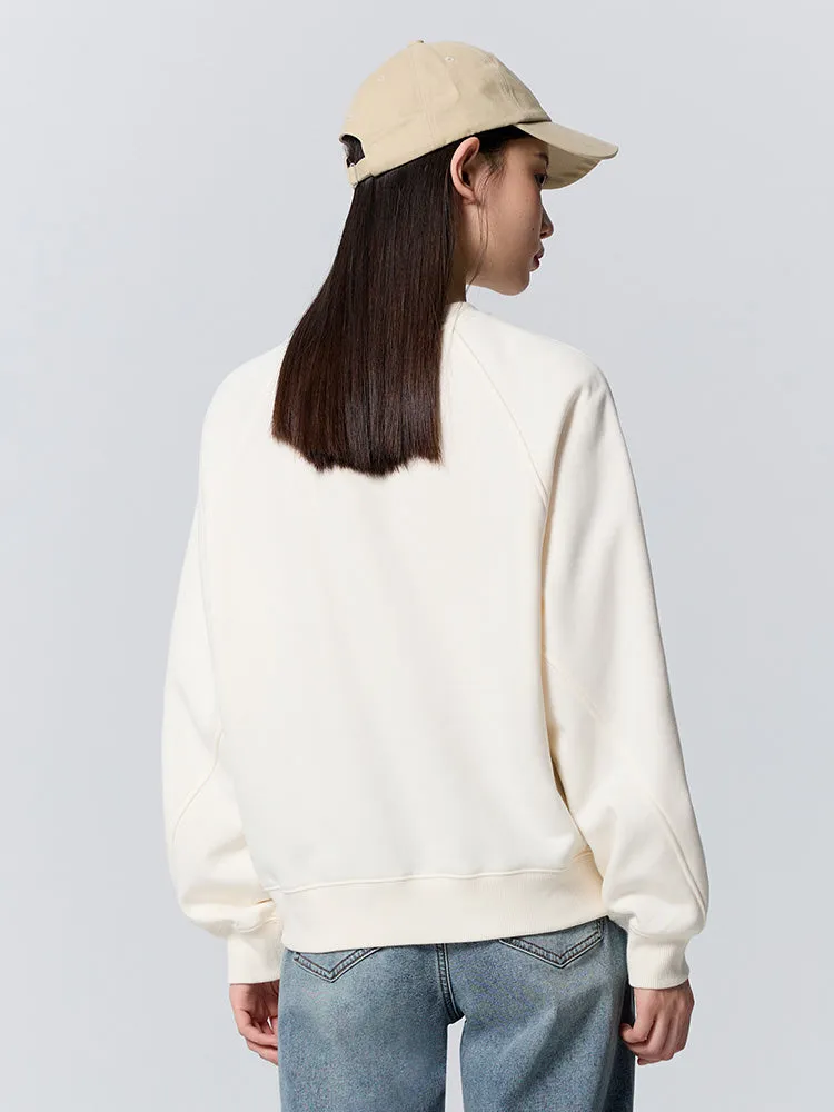 Women's round neck sweatshirt