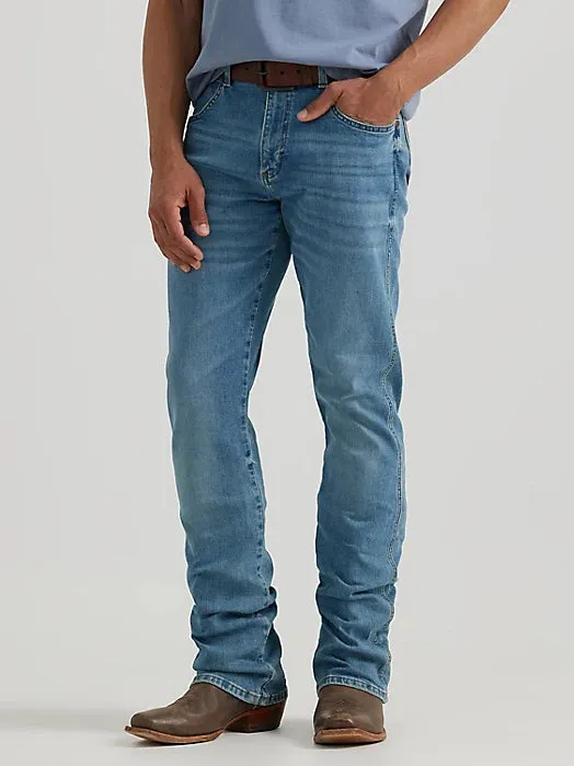 Wrangler Retro Men's Slim Fit Bootcut Jean in Flintlock